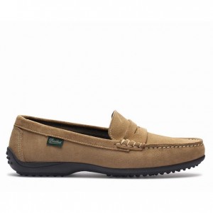 Paraboot Corvette Loafers Dam Khaki | GNJ-489631