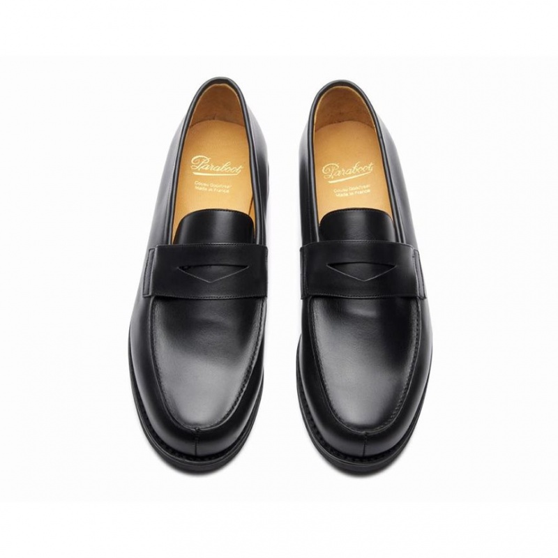 Paraboot Adonis Loafers Herr Svarta | HOZ-620381