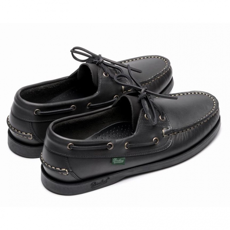 Paraboot Barth Båtskor Herr Svarta | KDE-670248