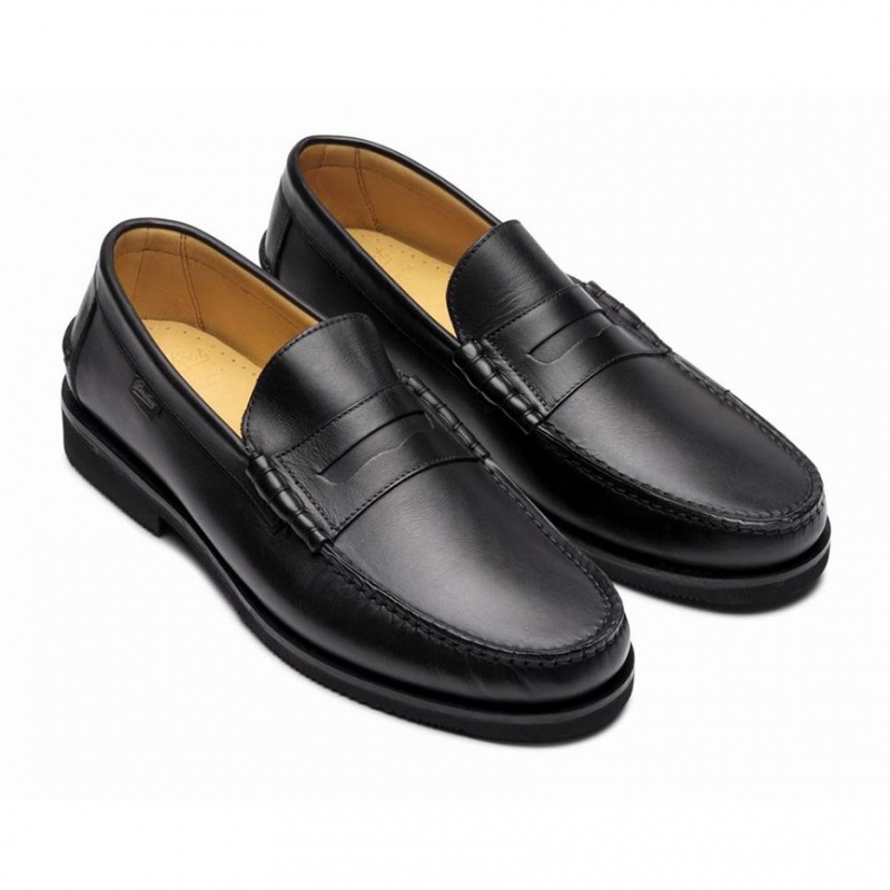 Paraboot Brighton Loafers Herr Svarta | RQS-693278