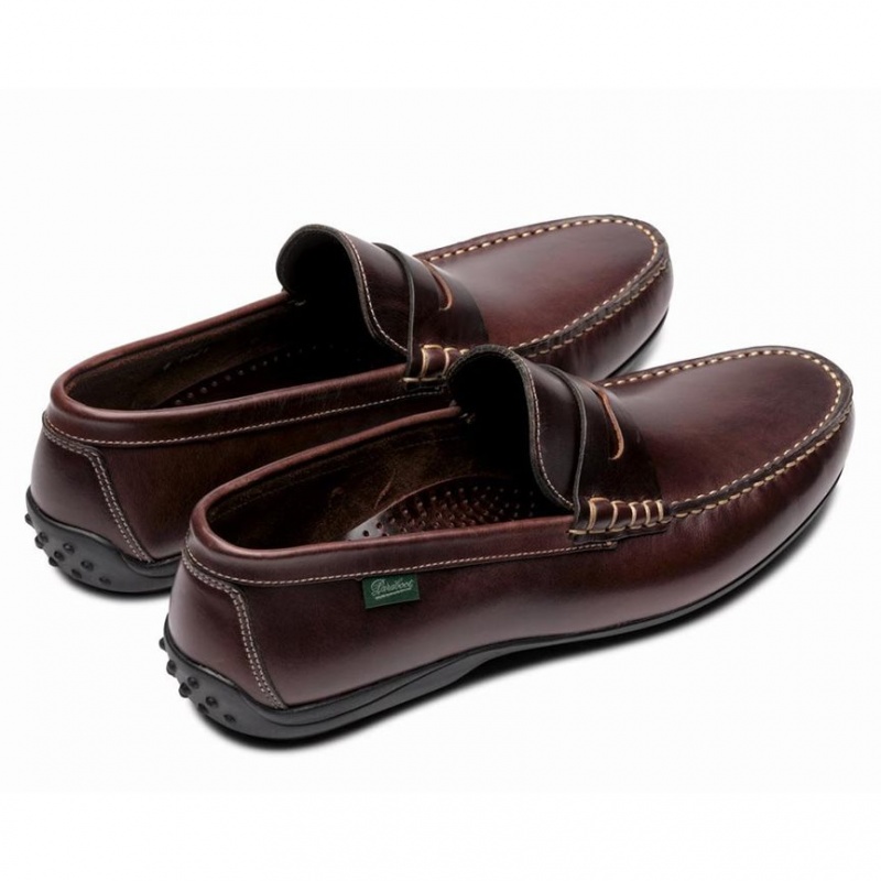 Paraboot Cabrio Loafers Herr Mörkbruna | AVQ-957032