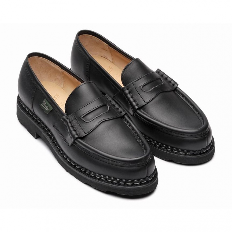 Paraboot Orsay Loafers Dam Svarta | KXI-501276