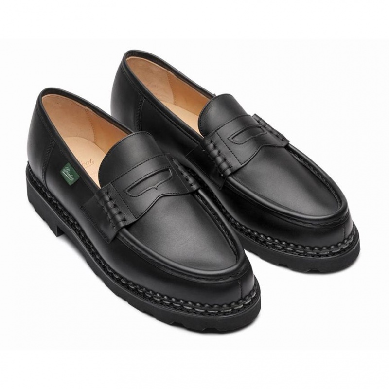 Paraboot Reims Loafers Herr Svarta | PAF-521876