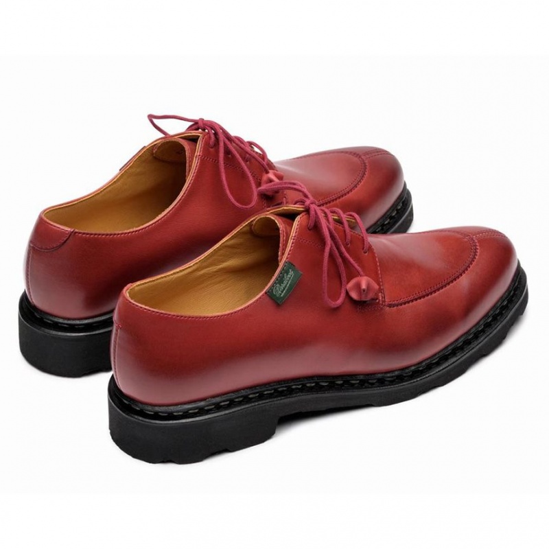 Paraboot Veley Derbyskor Dam Röda | XRY-215743